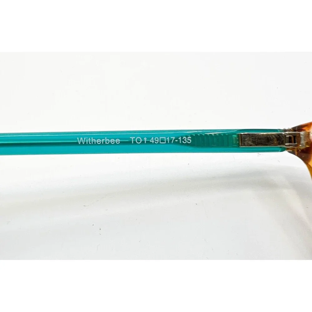 Lilly Pulitzer Eyeglasses Womens Tortoise Teal Witherbee TOT 49-17-135 49mm